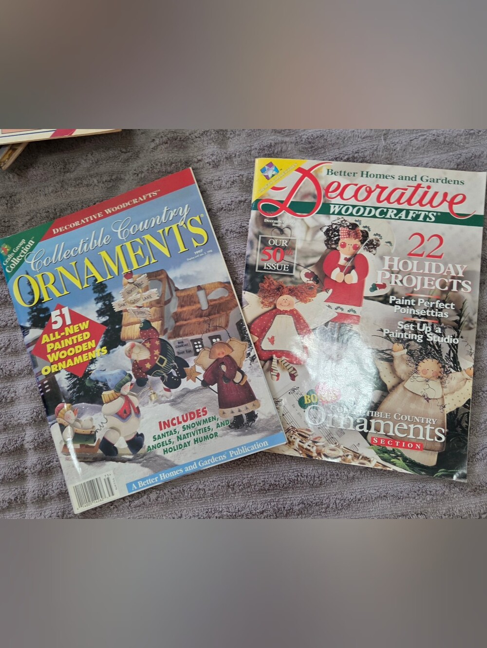 Vintage Better Homes And Gardens  Decorative Wood Painting  Magazines